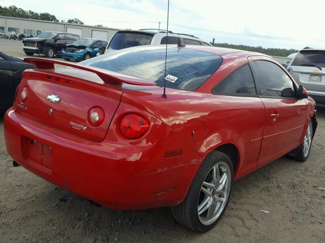 1G1AT18H397253631 - 2009 CHEVROLET COBALT RED photo 4