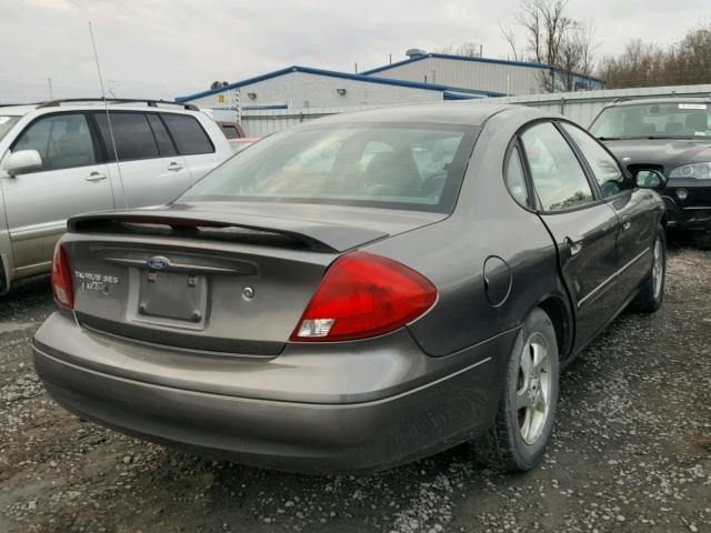 1FAFP55S92G245568 - 2002 FORD TAURUS SES GRAY photo 4