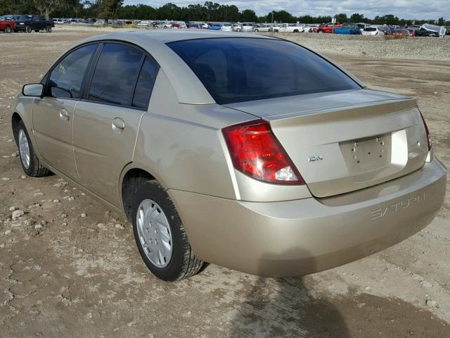 1G8AJ52FX4Z218877 - 2004 SATURN ION LEVEL GOLD photo 3