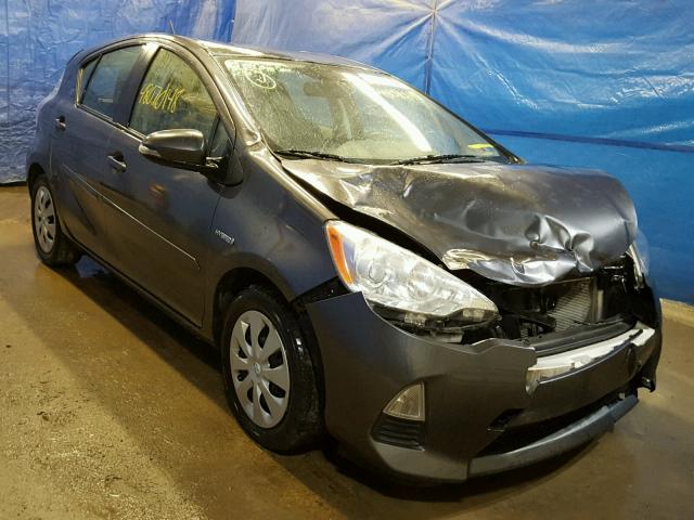 JTDKDTB35D1531118 - 2013 TOYOTA PRIUS C GRAY photo 1