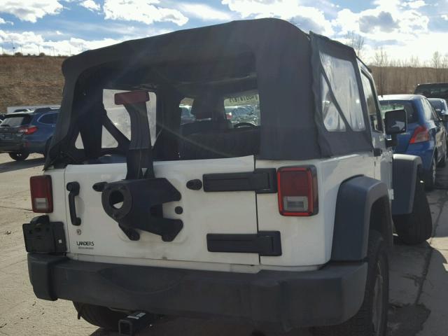 1J4FA241X7L160251 - 2007 JEEP WRANGLER X YELLOW photo 4