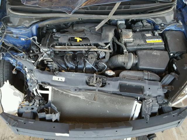 5NPDH4AE8GH725970 - 2016 HYUNDAI ELANTRA SE BLUE photo 7