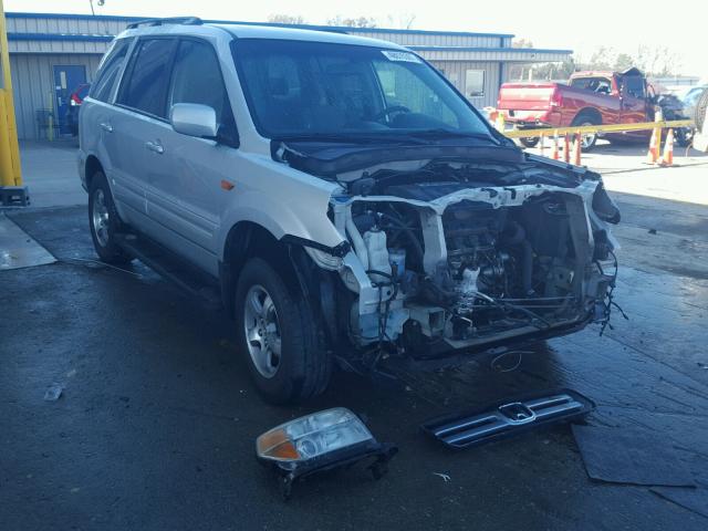 2HKYF18446H525430 - 2006 HONDA PILOT EX SILVER photo 1