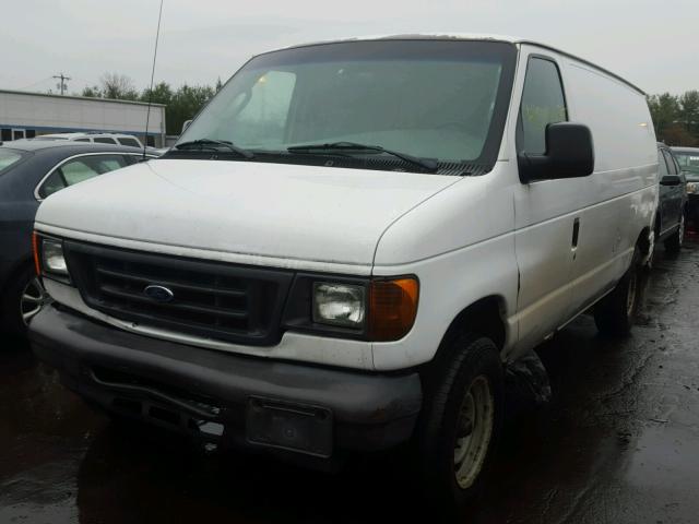 1FTNE14W67DB11683 - 2007 FORD ECONOLINE WHITE photo 2