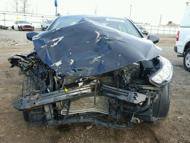 KMHDH4AE9DU553073 - 2013 HYUNDAI ELANTRA GL BLACK photo 9