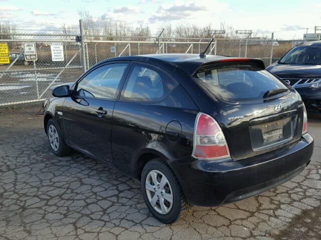 KMHCN35CX9U136723 - 2009 HYUNDAI ACCENT SE BLACK photo 3