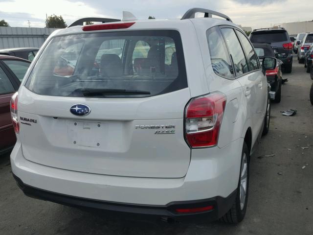 JF2SJABC8GH499145 - 2016 SUBARU FORESTER 2 WHITE photo 4