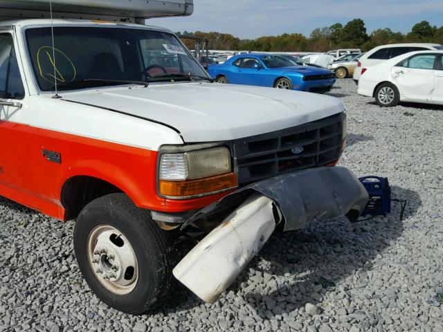 1FDKF37G6VEB24503 - 1997 FORD F350 TWO TONE photo 9