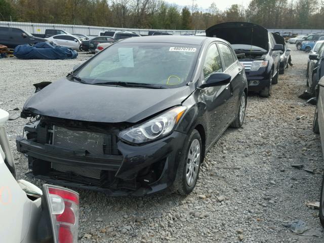 KMHD35LH5GU342629 - 2016 HYUNDAI ELANTRA GT BLACK photo 2