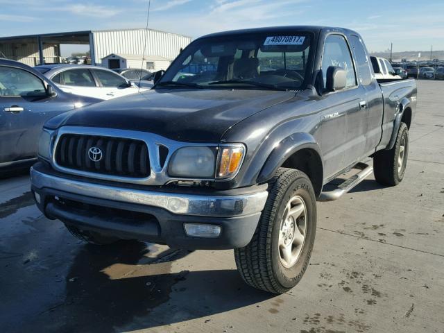 5TESN92N73Z152319 - 2003 TOYOTA TACOMA XTR BLACK photo 2