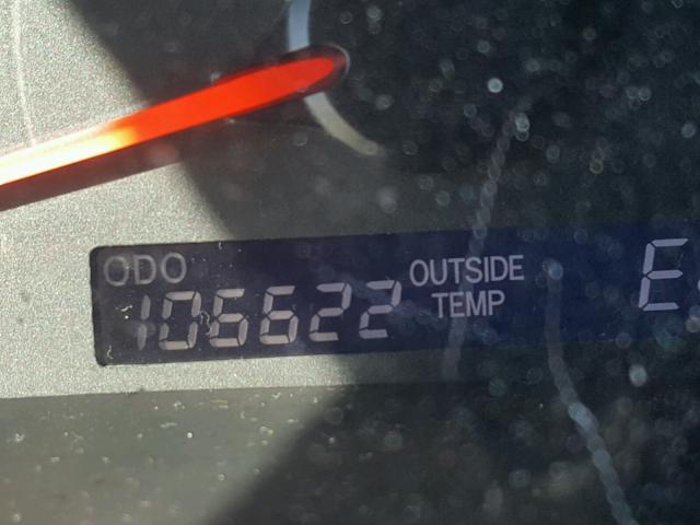 4T1BF3EK6AU076573 - 2010 TOYOTA CAMRY BASE BLACK photo 8