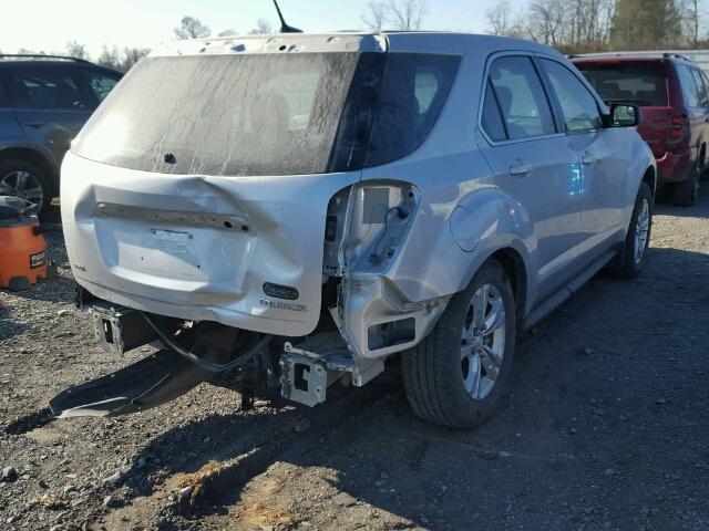 1GNFLEEK7EZ117531 - 2014 CHEVROLET EQUINOX LS SILVER photo 4