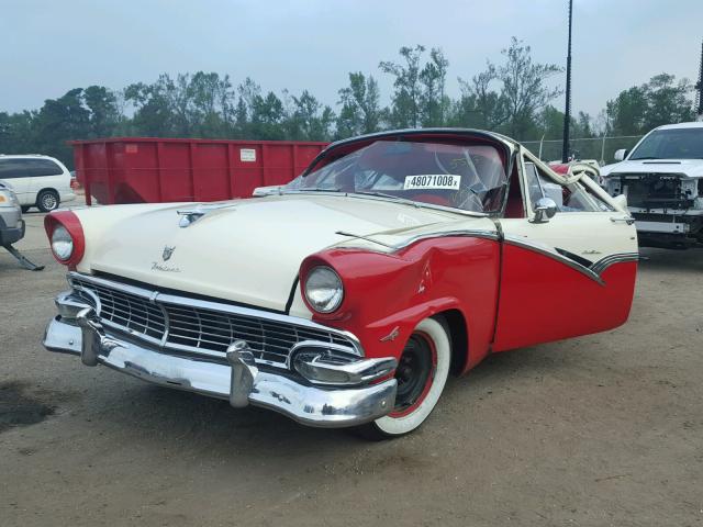 U6FG310671 - 1956 FORD FAIRLANE TWO TONE photo 2