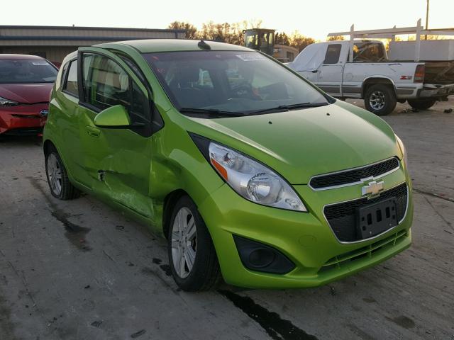 KL8CA6S98EC593257 - 2014 CHEVROLET SPARK LS GREEN photo 1