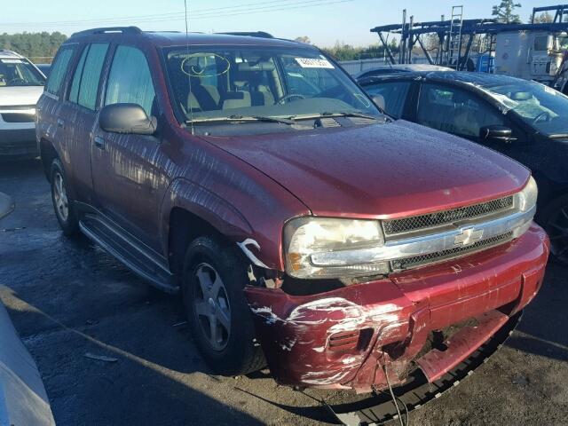 1GNDS13S142409463 - 2004 CHEVROLET TRAILBLAZE MAROON photo 1