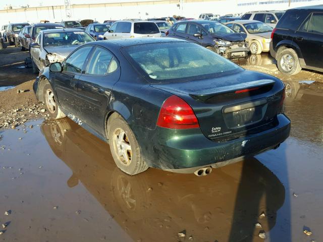 2G2WP522X41156949 - 2004 PONTIAC GRAND PRIX GREEN photo 3