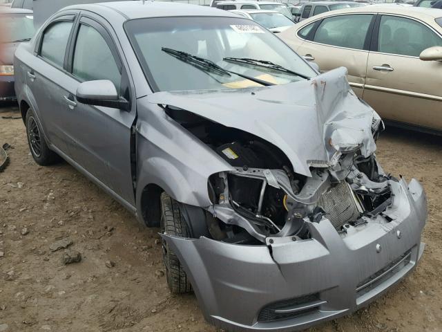 KL1TD5DE4BB208966 - 2011 CHEVROLET AVEO LS GRAY photo 1