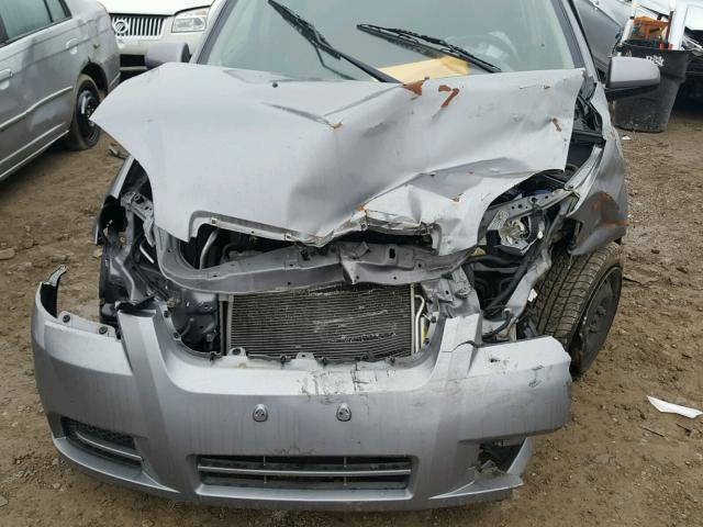 KL1TD5DE4BB208966 - 2011 CHEVROLET AVEO LS GRAY photo 9