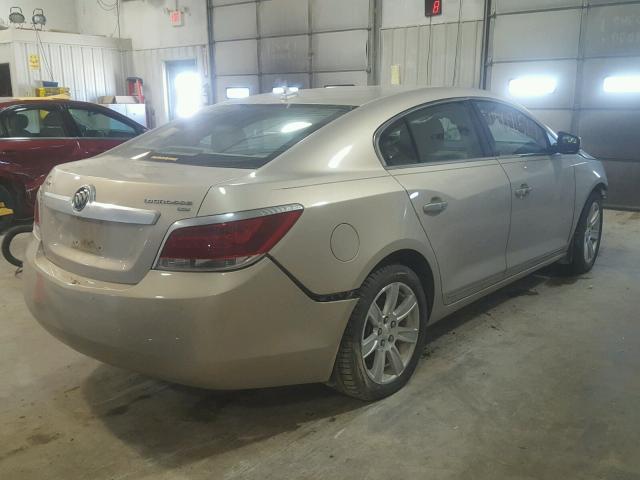 1G4GC5ED1BF257534 - 2011 BUICK LACROSSE C GOLD photo 4