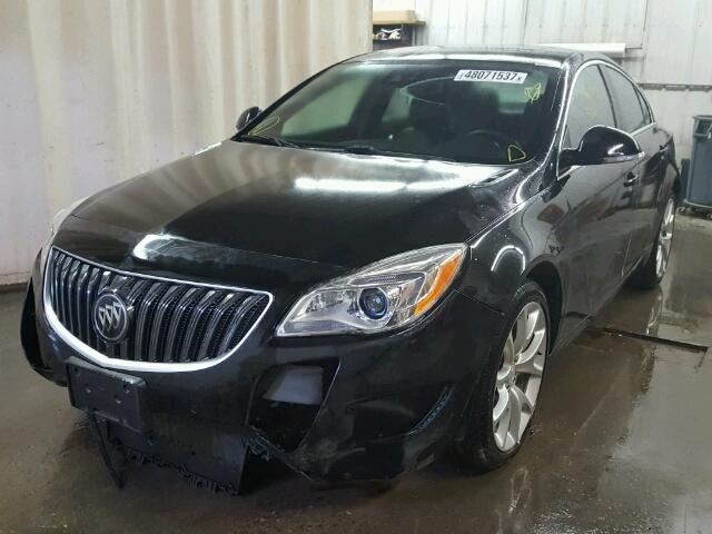 2G4GU5GX8G9110695 - 2016 BUICK REGAL GS BLACK photo 2
