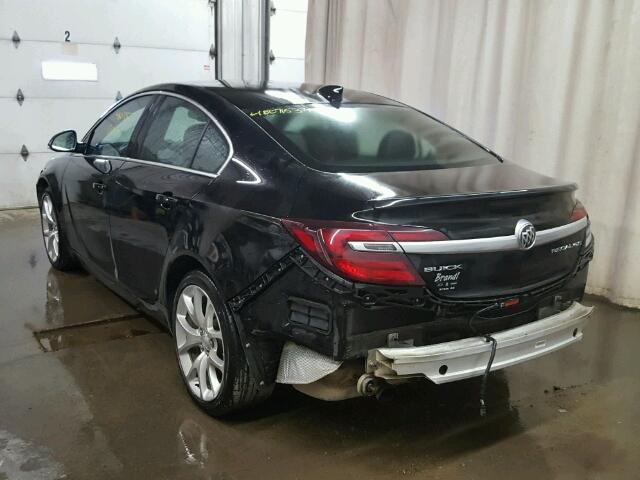 2G4GU5GX8G9110695 - 2016 BUICK REGAL GS BLACK photo 3