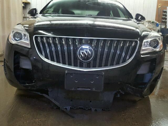 2G4GU5GX8G9110695 - 2016 BUICK REGAL GS BLACK photo 9