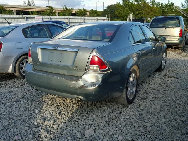 3FAFP08116R240689 - 2006 FORD FUSION SEL GREEN photo 4