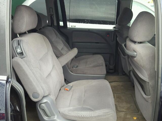 5FNRL38475B115596 - 2005 HONDA ODYSSEY EX BLUE photo 6