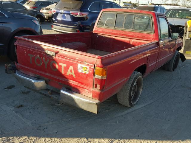 JT4RN50R1G0169393 - 1986 TOYOTA PICKUP 1/2 RED photo 4