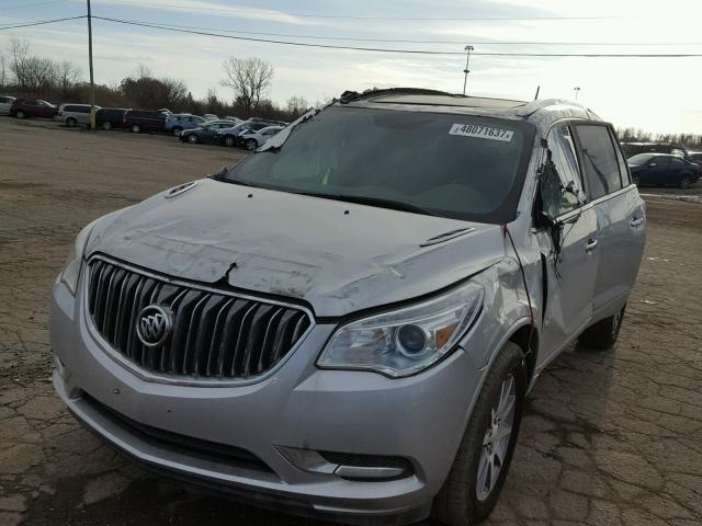 5GAKRBKD9HJ159827 - 2017 BUICK ENCLAVE SILVER photo 2