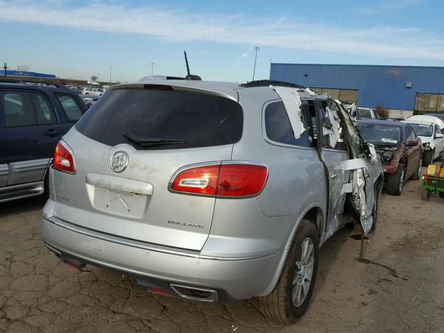 5GAKRBKD9HJ159827 - 2017 BUICK ENCLAVE SILVER photo 4