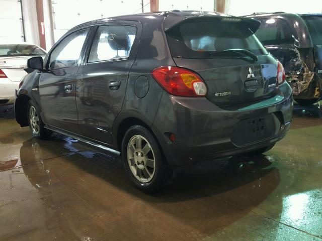 ML32A4HJ2EH013743 - 2014 MITSUBISHI MIRAGE ES GRAY photo 3