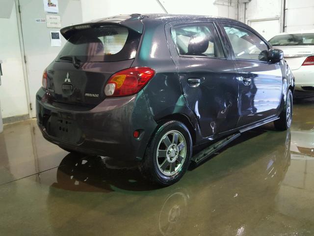 ML32A4HJ2EH013743 - 2014 MITSUBISHI MIRAGE ES GRAY photo 4