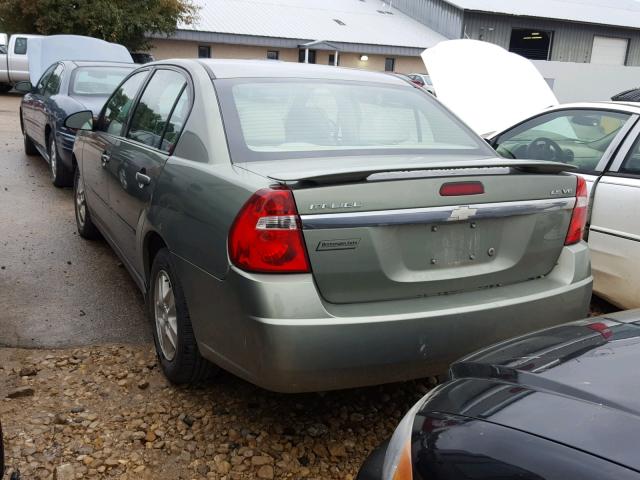 1G1ZT52875F144088 - 2005 CHEVROLET MALIBU LS Yaşıl foto 3
