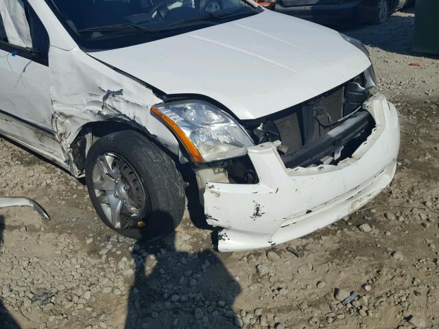 3N1AB6AP8AL682355 - 2010 NISSAN SENTRA 2.0 WHITE photo 9