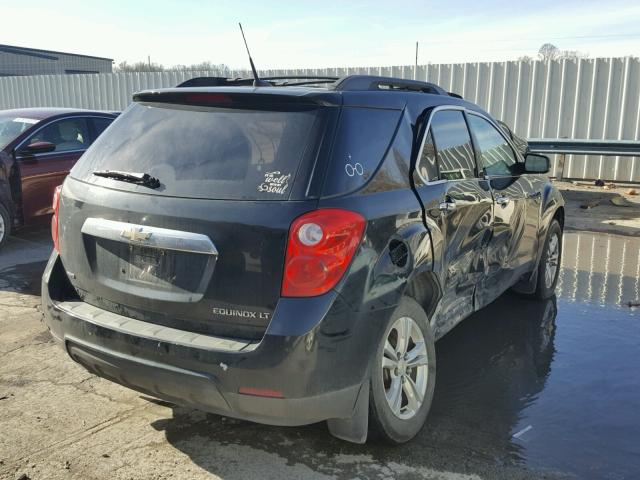 2CNFLEEW2A6395539 - 2010 CHEVROLET EQUINOX LT BLACK photo 4