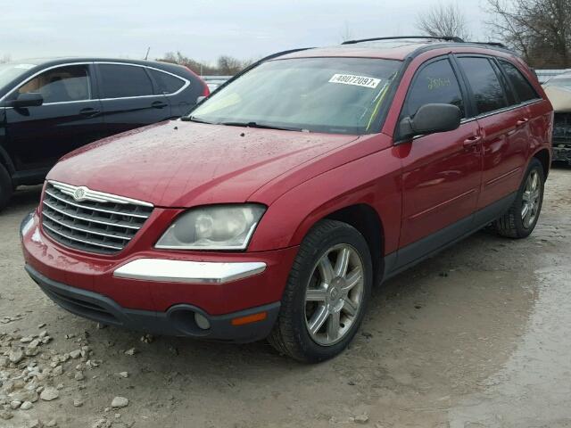 2A8GF68406R900685 - 2006 CHRYSLER PACIFICA T RED photo 2