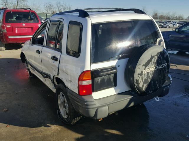 2CNBJ134346900619 - 2004 CHEVROLET TRACKER WHITE photo 3