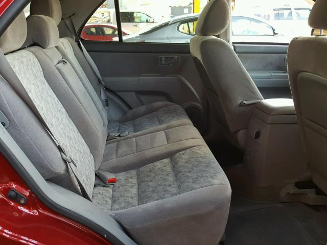 KNDJD735185834866 - 2008 KIA SORENTO EX RED photo 6