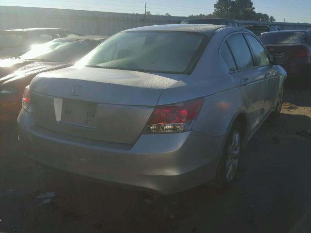 1HGCP26758A021748 - 2008 HONDA ACCORD EX SILVER photo 4