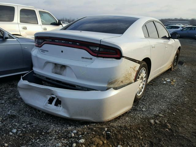 2C3CDXKT9FH920221 - 2015 DODGE CHARGER PO WHITE photo 4