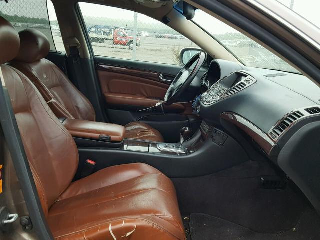 JNKBF01A05M101780 - 2005 INFINITI Q45 BROWN photo 5