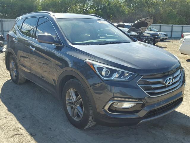 5XYZU3LBXHG385146 - 2017 HYUNDAI SANTA FE S CHARCOAL photo 1