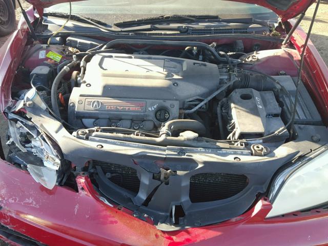 19UYA42671A032451 - 2001 ACURA 3.2CL TYPE RED photo 7