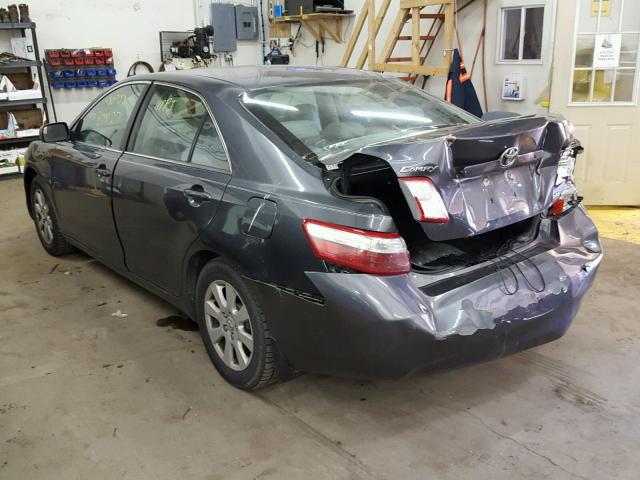 4T1BB46K67U009254 - 2007 TOYOTA CAMRY NEW GRAY photo 3