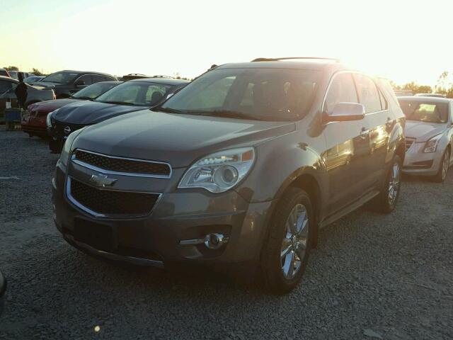 2CNFLFE57B6286539 - 2011 CHEVROLET EQUINOX LT GRAY photo 2