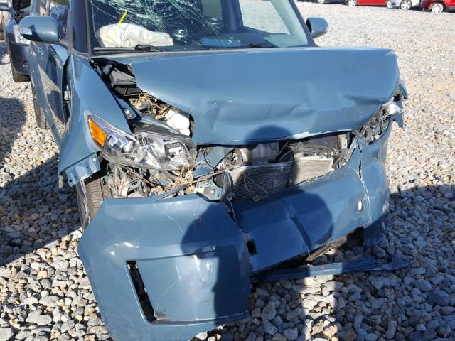 JTLKE50E781041593 - 2008 TOYOTA SCION XB ლურჯი ფოტო 9