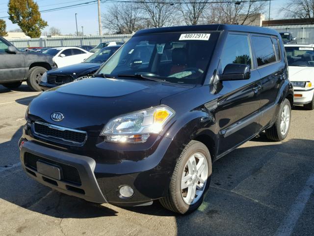 KNDJT2A25B7238041 - 2011 KIA SOUL + BLACK photo 2