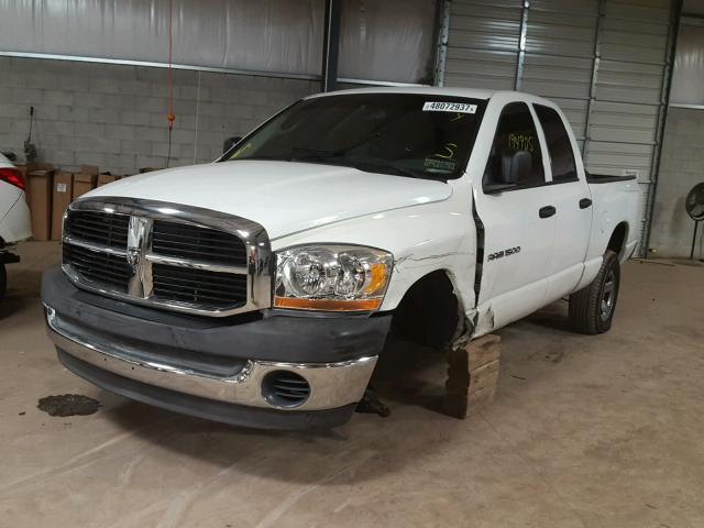 1D7HU18N96S688659 - 2006 DODGE RAM 1500 S WHITE photo 2