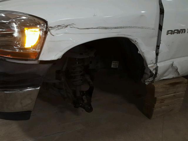 1D7HU18N96S688659 - 2006 DODGE RAM 1500 S WHITE photo 9